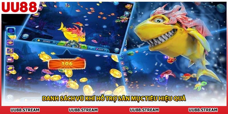 Danh sách vũ khí hỗ trợ săn mục tiêu hiệu quả