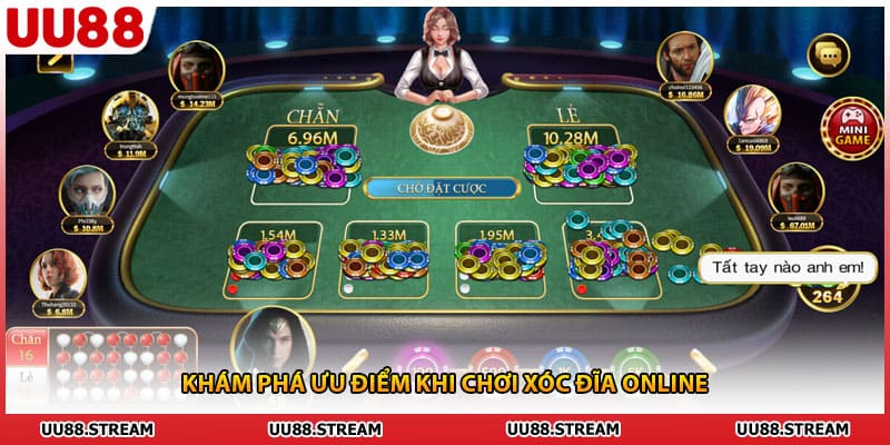 Khám phá ưu điểm khi chơi xóc đĩa online