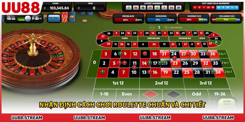 Nhận định cách chơi Roulette chuẩn và chi tiết